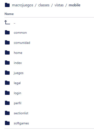 Different layouts for mobile