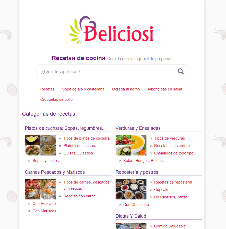 Deliciosi website